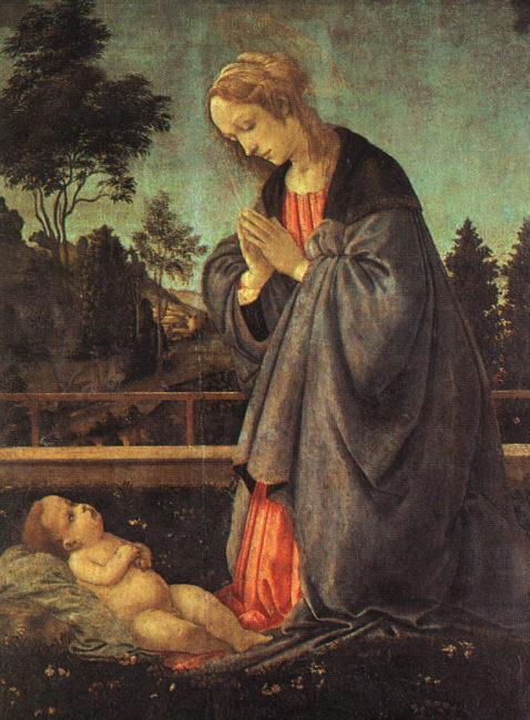 Filippino Lippi The Adoration of the Child Sweden oil painting art